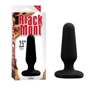 Dop Anal S Silicone Plug, Negru - 7,5 centimetri