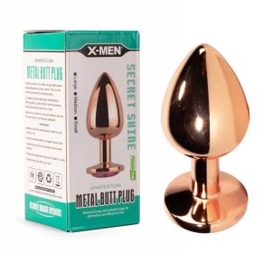 Dop-Anal-Secret-Shade-Metal-Butt-Plug-Rose