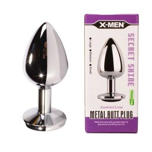 Dop Anal X-MEN Secret Shine Metal Butt Plug