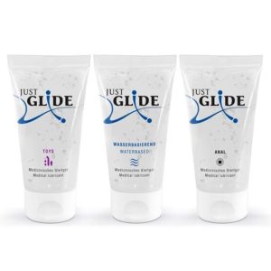 Lubrifiant Pe Baza De Apa Just Glide 3×50 ml Pentru Cupluri