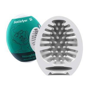 Masturbator Egg Single Naughty, Verde