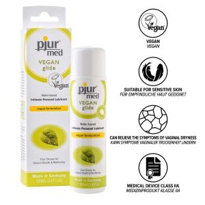 Pjur® Med Vegan Glide, 100ml - Lubrifiant pe Bază de Apă