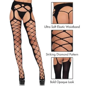 ciorapi-diamond-net-opaque-stockings