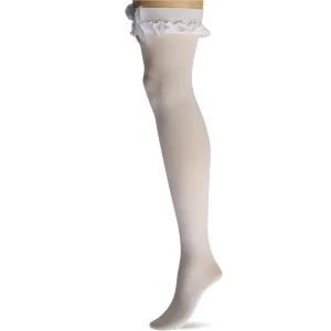 Ciorapi Sexy Albi Leg Avenue
