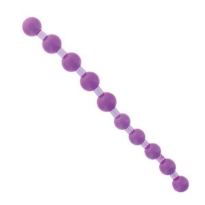 Bile Anale Rezistente La Apă Jumbo Jelly Thai Beads Carded Lavender Cu Diametrul De 1,8 Cm