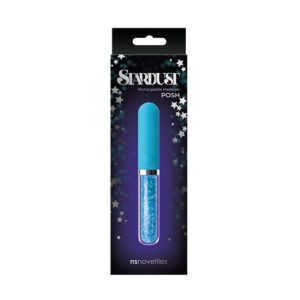 Glonte Vibrator Rezistent La Apă Stardust – Posh – Blue
