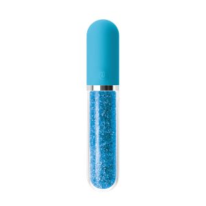 Glonte Vibrator Rezistent La Apă Stardust – Posh – Blue, Reîncărcabil