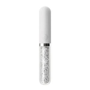 Glonte Vibrator Rezistent La Apă Stardust – Posh – White Cu Diametrul De 2 Cm