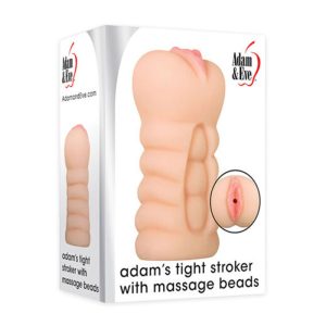 Masturbator Adam & Eve Adam’s Tight Stroker W/massage Beads