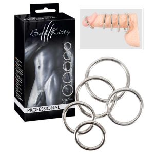 Set-Inele-Penis-Bad-Kitty-Set-of-5-Metal-Rings