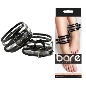Catușe Gleznă- Bare Bondage Ankle Cuffs Din Vinilin
