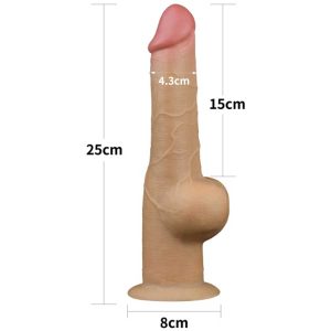 Dildo-Rezistent-La-Apă-Handle-Cock,-25-Cm