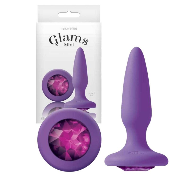 Dop Anal Glams Mini Purple Gem