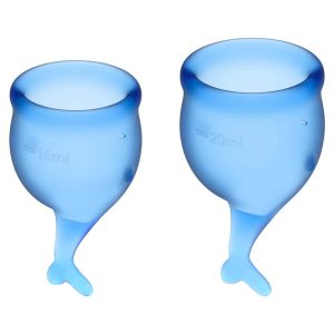 Feel secure Menstrual Cup (dark blue) Avantaje
