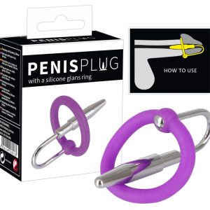 Penis Plug + Silicone Glans Ring Avantaje