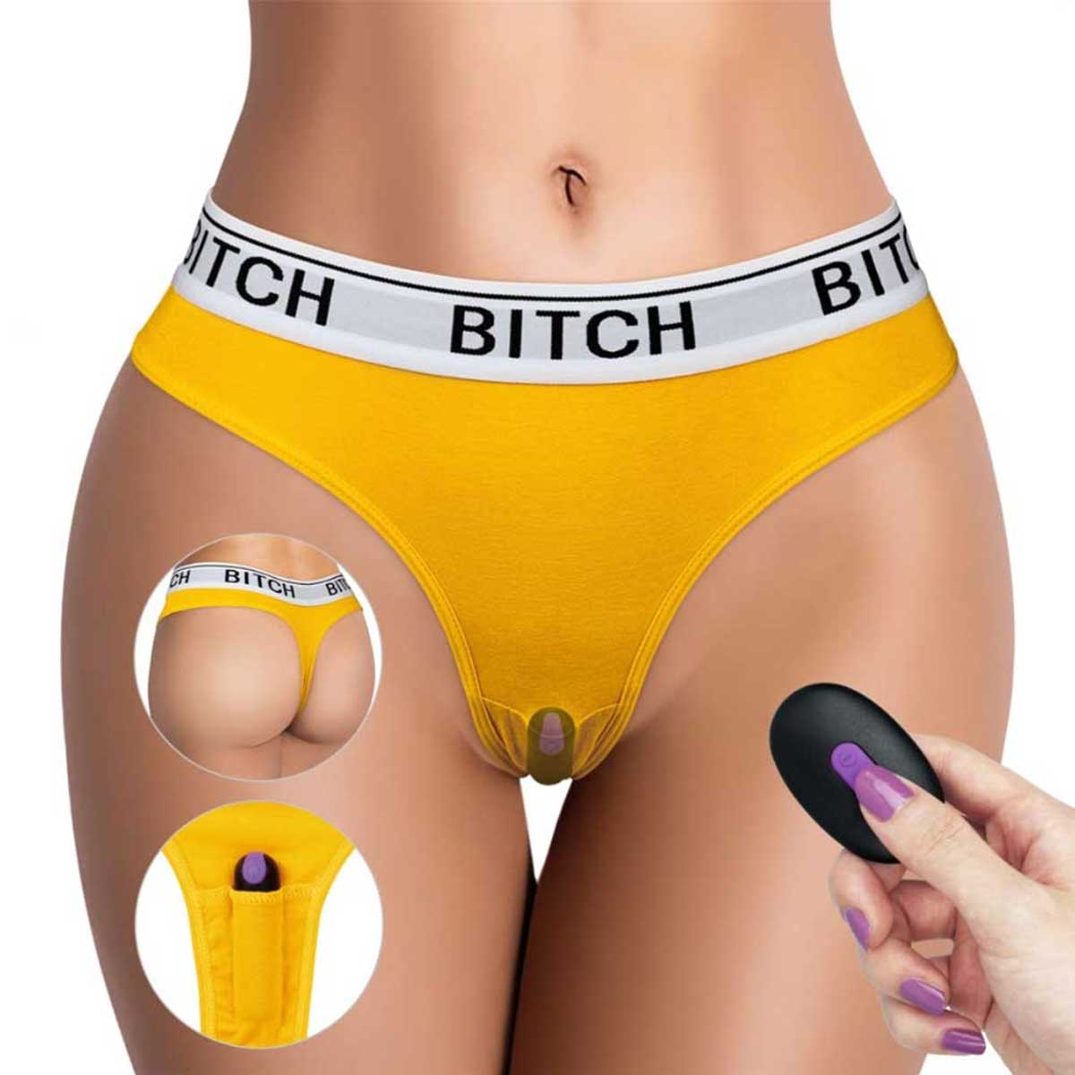 Bitch Vibrating Panties XL
