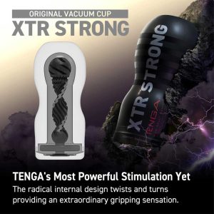Masturbator-TENGA-Original-Vacuum-Cup-Extra-Strong-negru