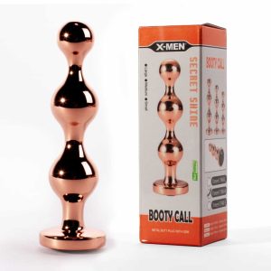 X-Men-Dop-Anal-Secret-Shine-Booty-Call-Metal-with-Gem-Gold-M,-cu-bile