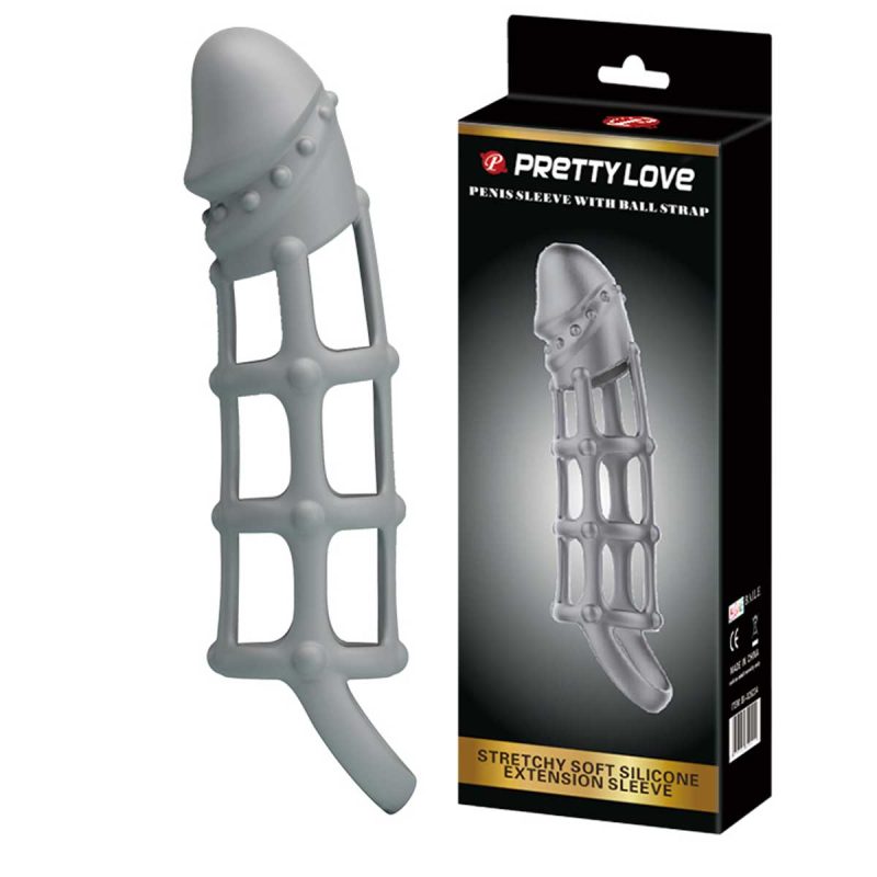 Manson Pretty Love Penis Sleeve With Ball Strap