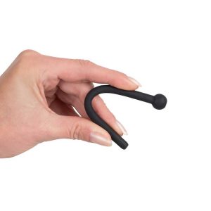 Penis-Plug-Piss-Play-Black-Dilatator-Uretră-flexibil