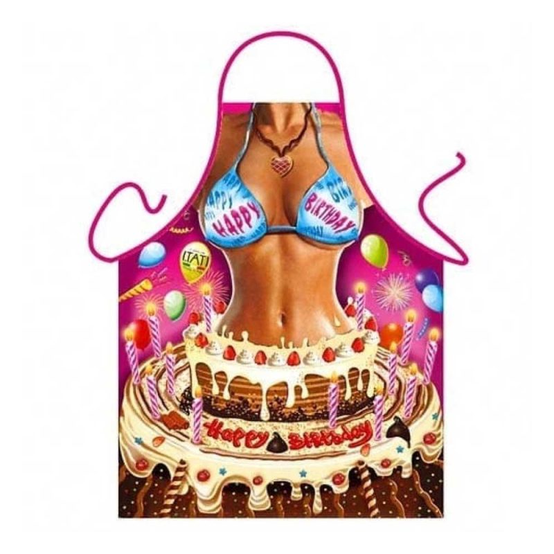 Șorț-Happy-Birthday-Woman-–-Silueta-Sexy-&-Sâni-Mari