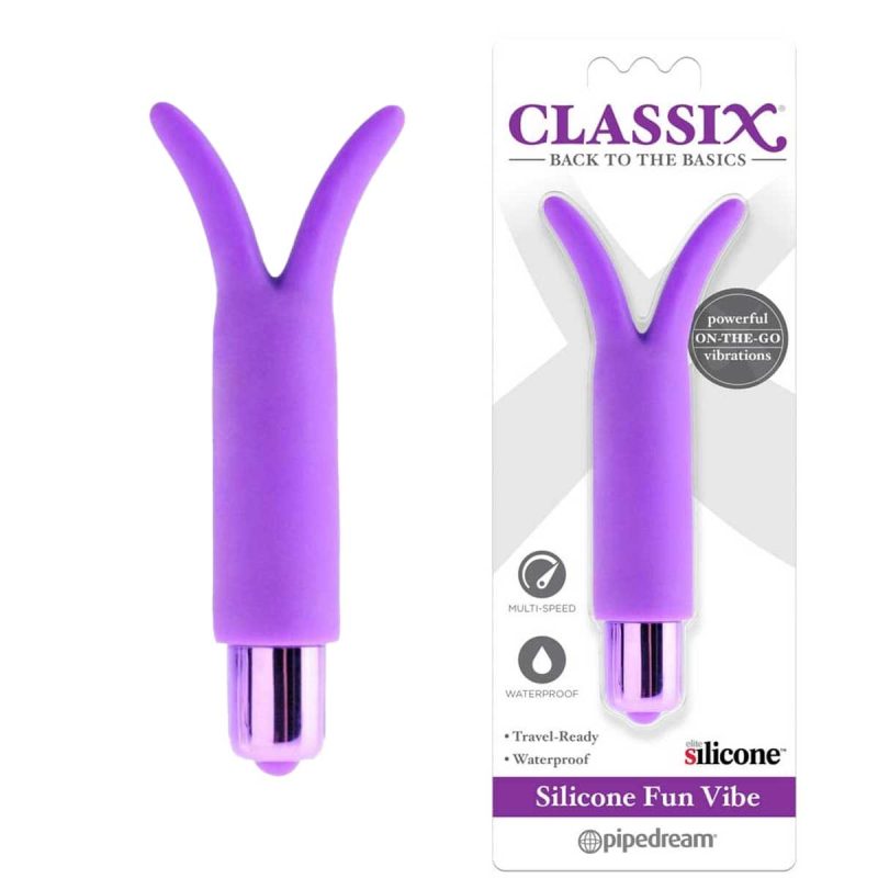 Vibrator Classix Silicone Fun Vibe Purple