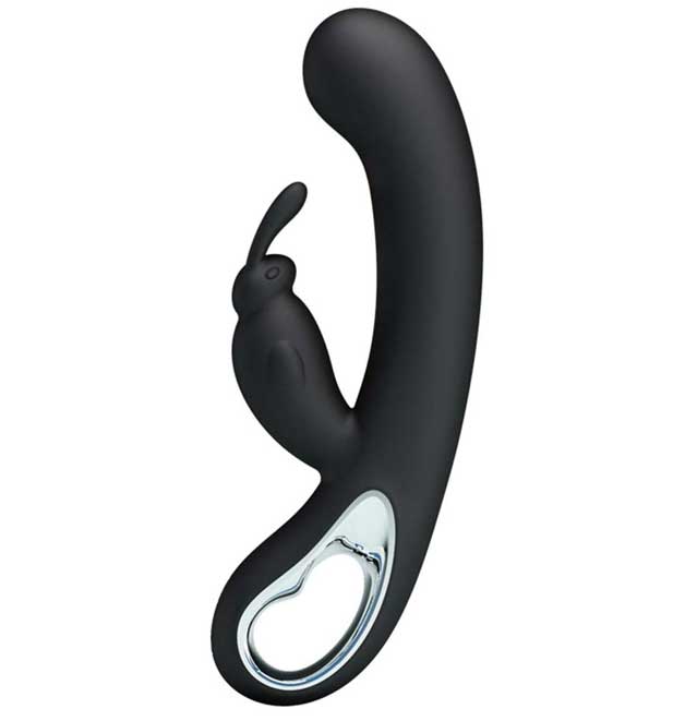 vibrator rabbit negru pretty-love-webb prezentare