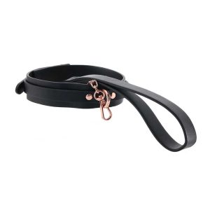 Bondage-Couture-Collar-and-Leash-Black,-lesa