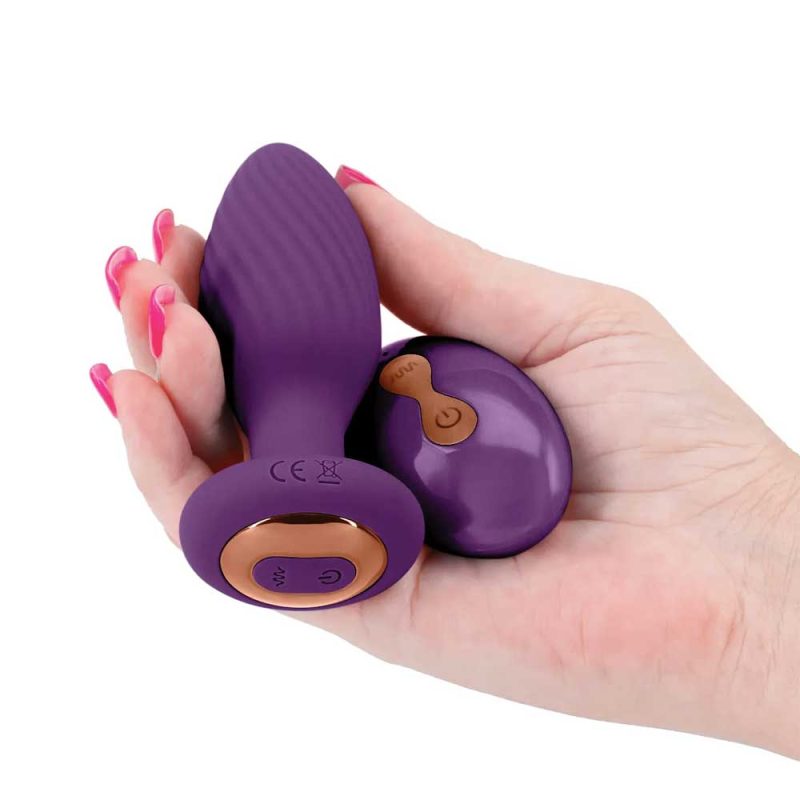 Butt-Plug-INYA-Alpine-–-Purple-16-Moduri-de-Vibrație-in-mana