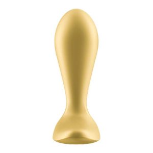 Butt-Plug-cu-Vibrații-–-Intensity-Plug-Gold-Satisfyer-galben