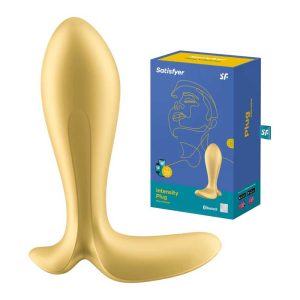 Butt-Plug-cu-Vibrații-–-Intensity-Plug-Gold-Satisfyer-impachetare