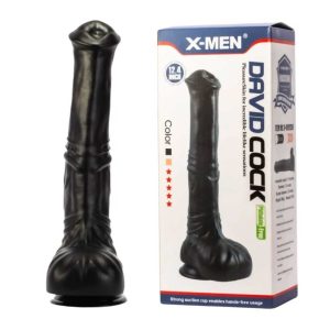 Dildo-Mare-X-MEN-David-Cock-Black,-31,5-cm-ambalare