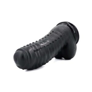 Dildo-TEXTURAT-X-MEN-David’s-Cock-Black-[27-cm-Total-20-cm-Inserabil]-negru