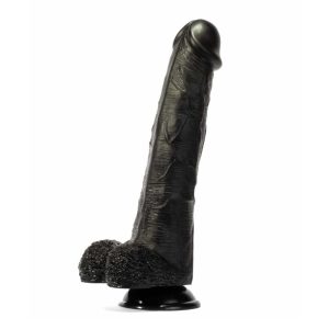 Dildo-X-Men-Geoff-Black-cu-Ventuză-–-30-cm-cu-testicule