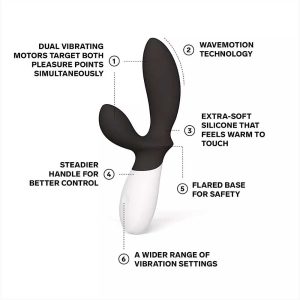 LELO-Loki-Wave-2-Tehnologie-WaveMotion-10-Moduri-de-Vibrații-functii