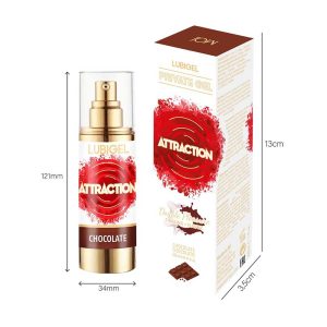 Lubigel-Mai-Attraction-–-Intimate-Gel-Efect-de-Vibrație-&-Aromă-Ciocolată,-30-ML-dimensiuni