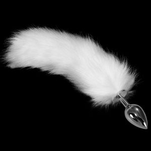 Metal Anal Tail White 1 Avantaje