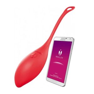 Realov-Serena-Smart-Mini-Vibe-Red-[IPX7]-app-control