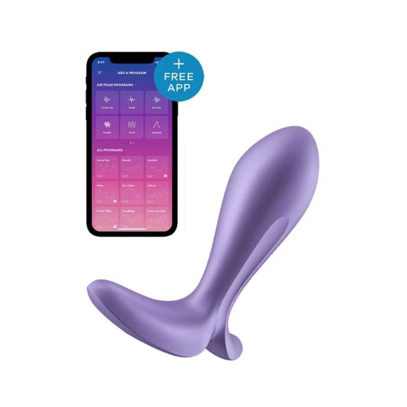 Satisfyer-Intensity-Plug-IPX7-Purple-Stimulare-Prostată-app