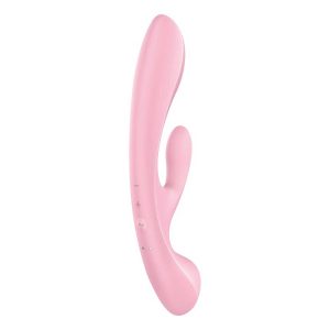 Satisfyer-Triple-Oh-Pink-–-12-Programe-de-Vibrație-roz