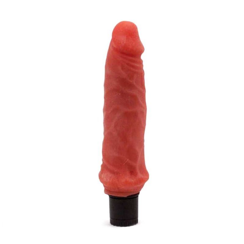 The-Realistic-Cock-Brown-2-–-Vibrator-Realistic-cu-Textură-de-Piele