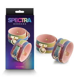 Cătușe-Glezne-Spectra-Bondage-–-Rainbow