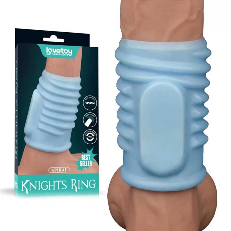 Vibrating-Spiral-Knights-Ring-Blue