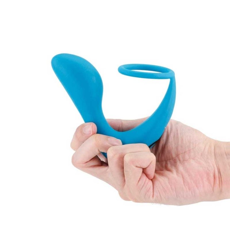 Vibrator-Prostată-cu-Inel-Renegade-Slingshot-II-–-Teal-in-mana