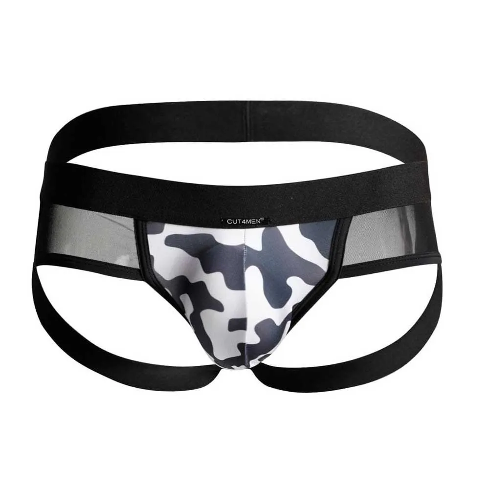 Jockstrap C4M Mixed Shadow Camo - Mărimea L, Spate Decupat - imagine 3