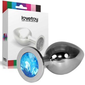 Rosebud Classic Metal Plug L Blue