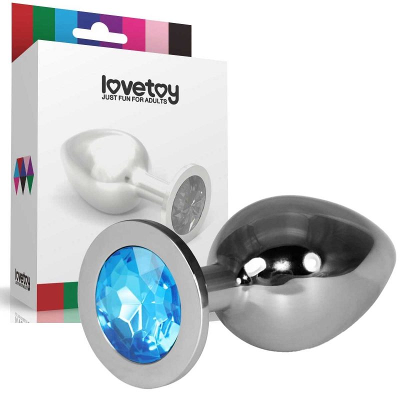 Rosebud Classic Metal Plug L Blue