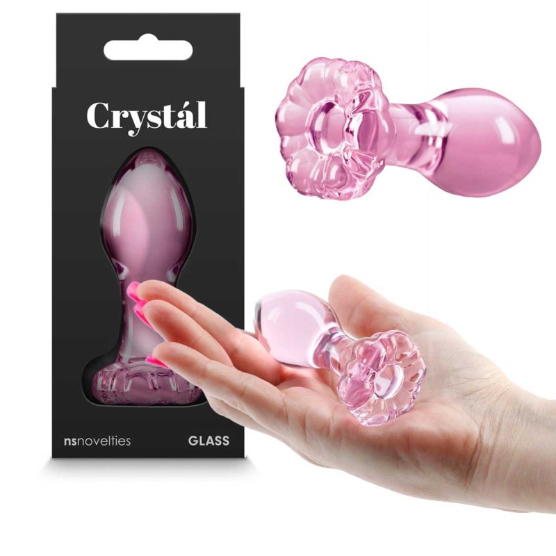 Crystal Flower – Dop Anal din Sticlă