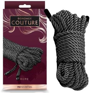 Sfoară Bondage Couture NS Novelties Black, 762 Cm