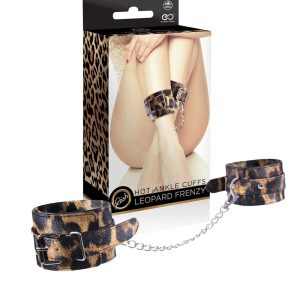 Cătușe Glezne – Leopard Frenzy Ankle Cuffs